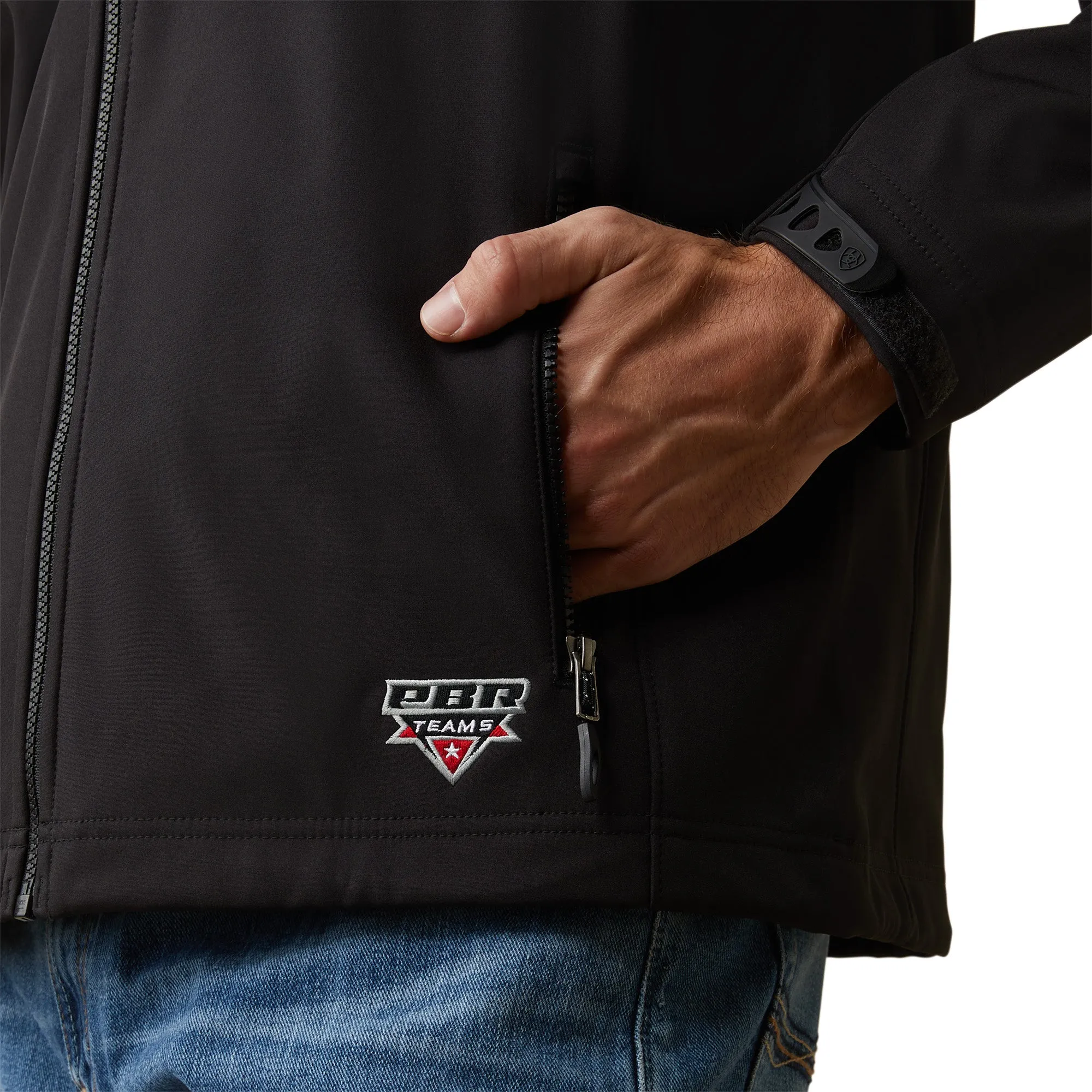 Ariat Men's Texas Rattlers Black Team Softshell Jacket 10044721