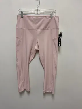 Athletic Leggings By Clothes Mentor In Pink, Size: Xl