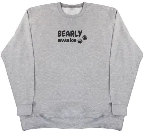 Bearly Awake - Kids Oversized Comfy Sweater