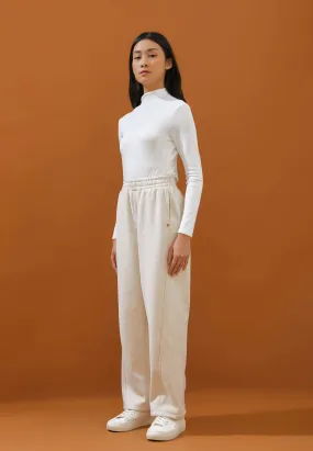 Beige Ultrawarm Winter Relaxed Pants