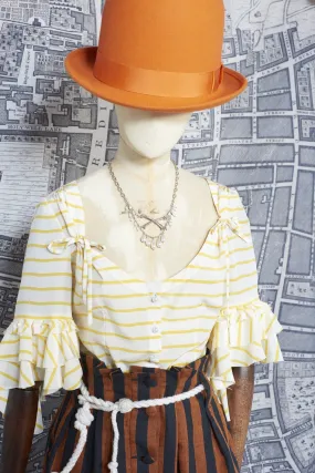 BERGERE BLOUSE IN YELLOW SILK