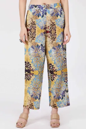 Bisaza Printed Linen Pants