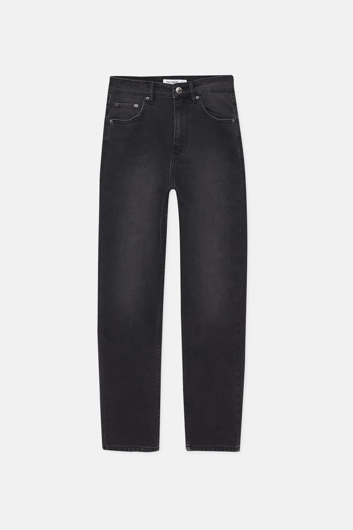 Black Comfort Fit Mom Jeans