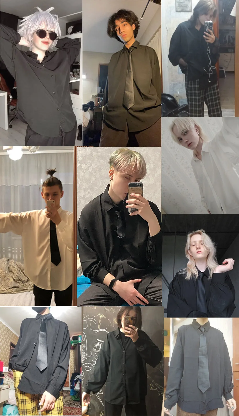 Black Long-sleeved Shirts