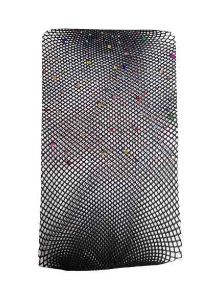 Black Rainbow Rhinestone Leggings