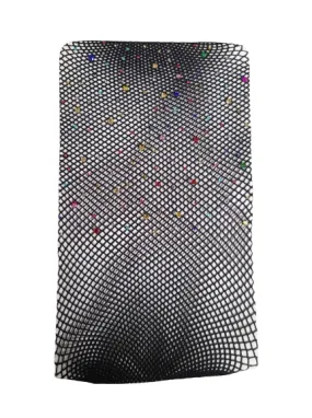 Black Rainbow Rhinestone Leggings