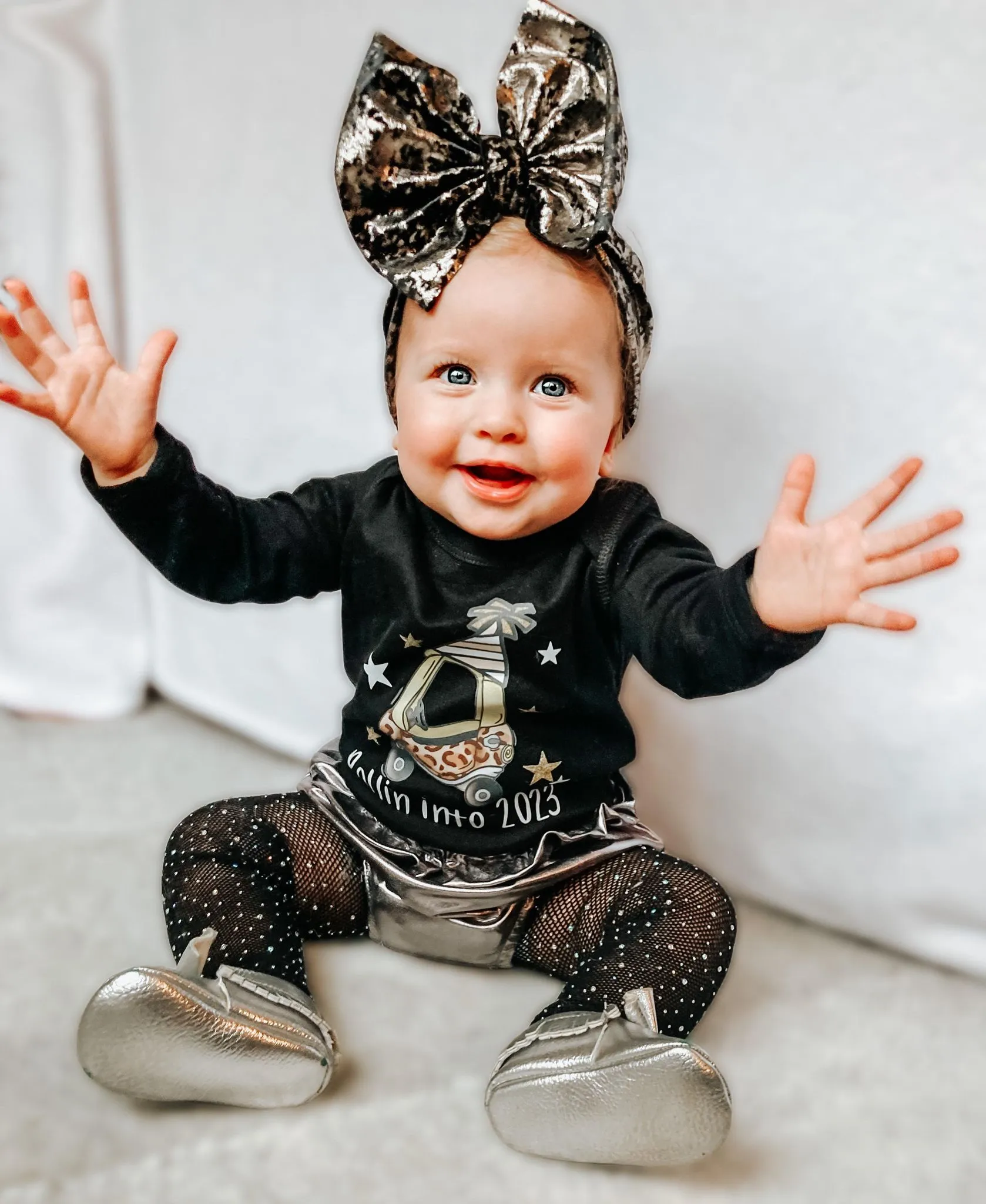 Black Rhinestone Leggings