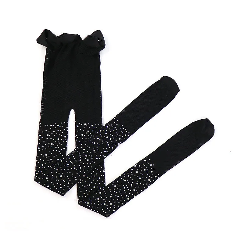 Black Rhinestone Leggings