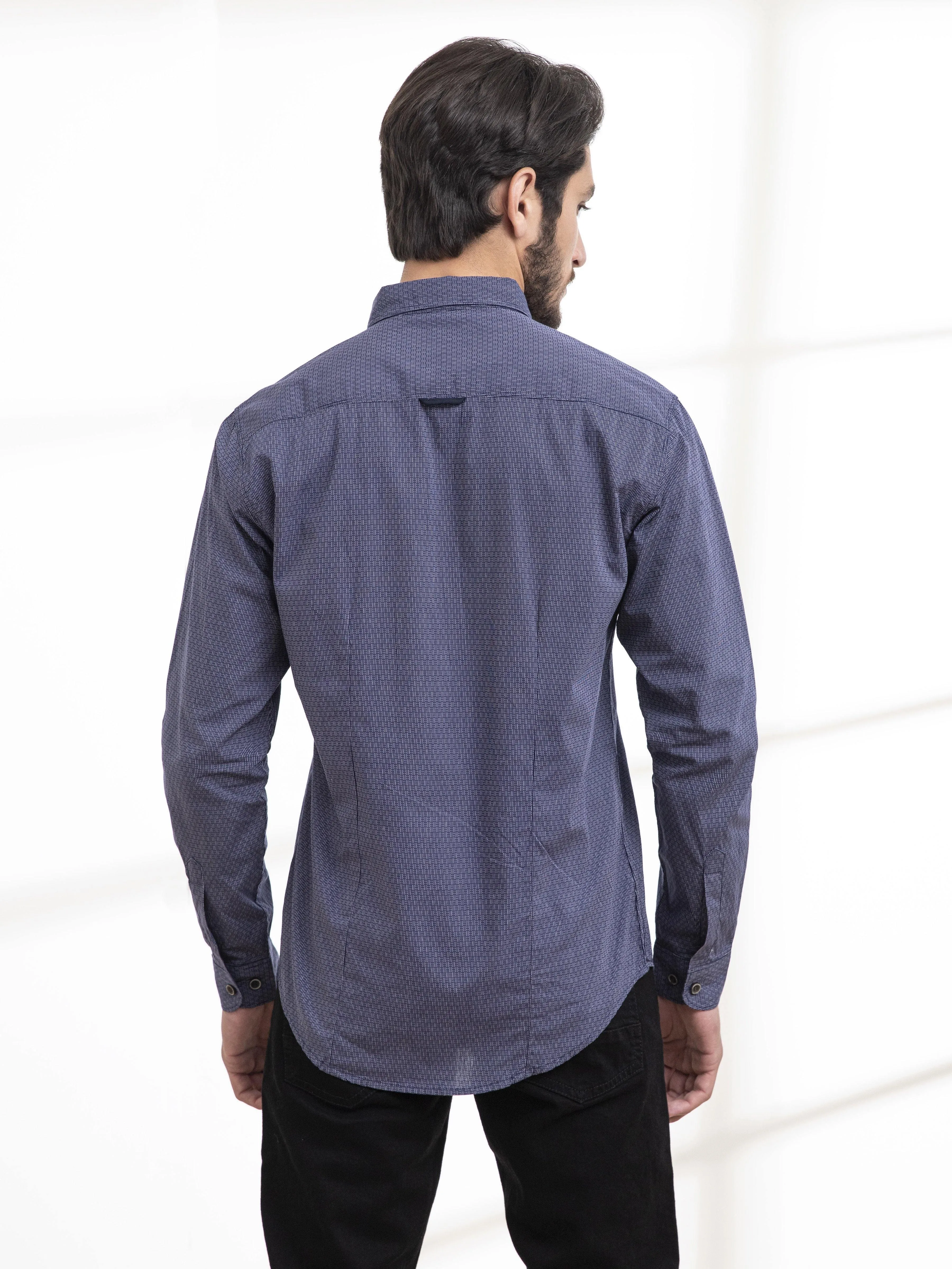 CASUAL SHIRTS FULL SLEEVE NAVY