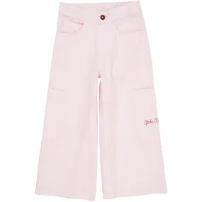 COPENHAGEN COLORS Ballerina Stripe Striped Wide Pants W Pockets