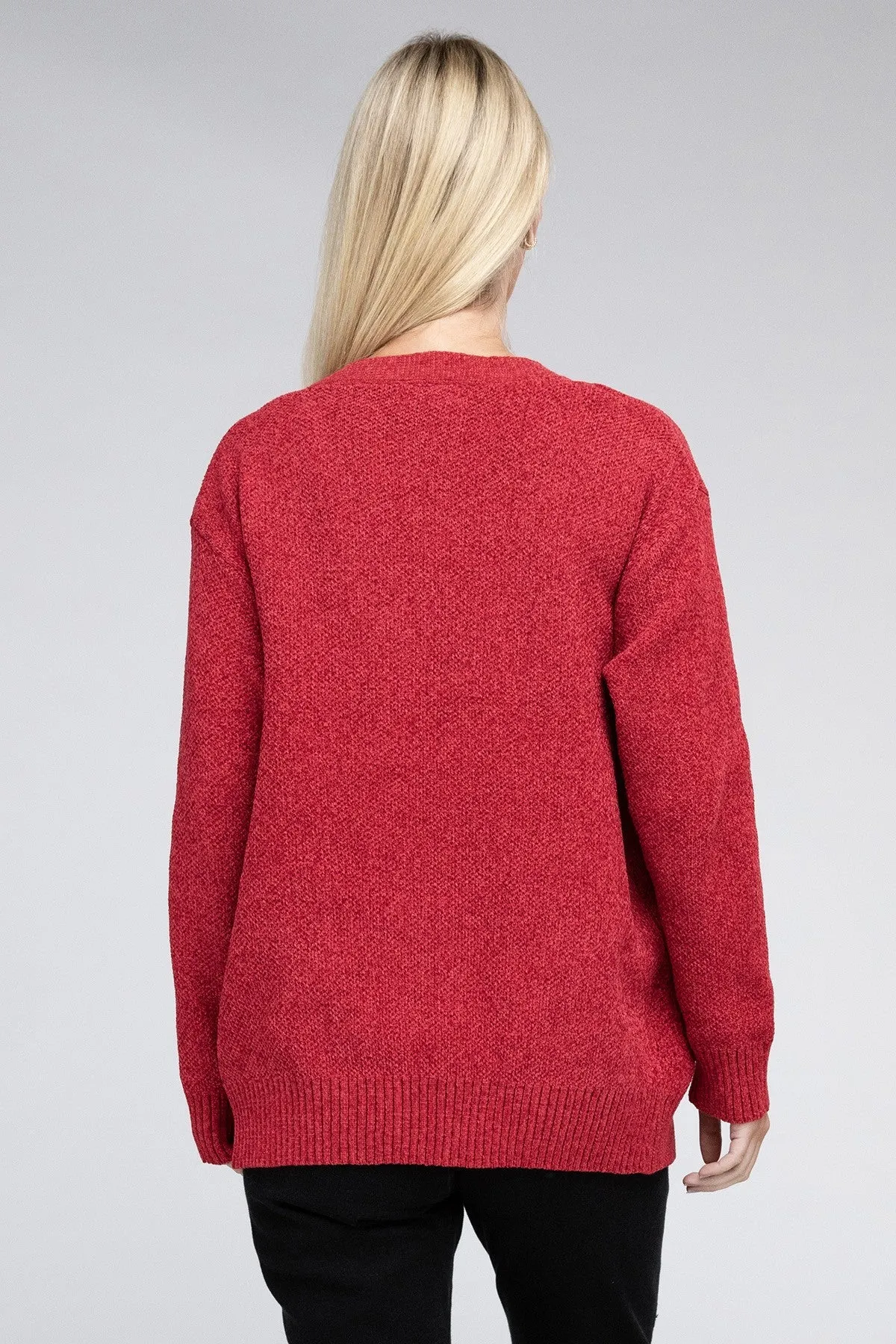 Cozy Chic Open Front Cardigan