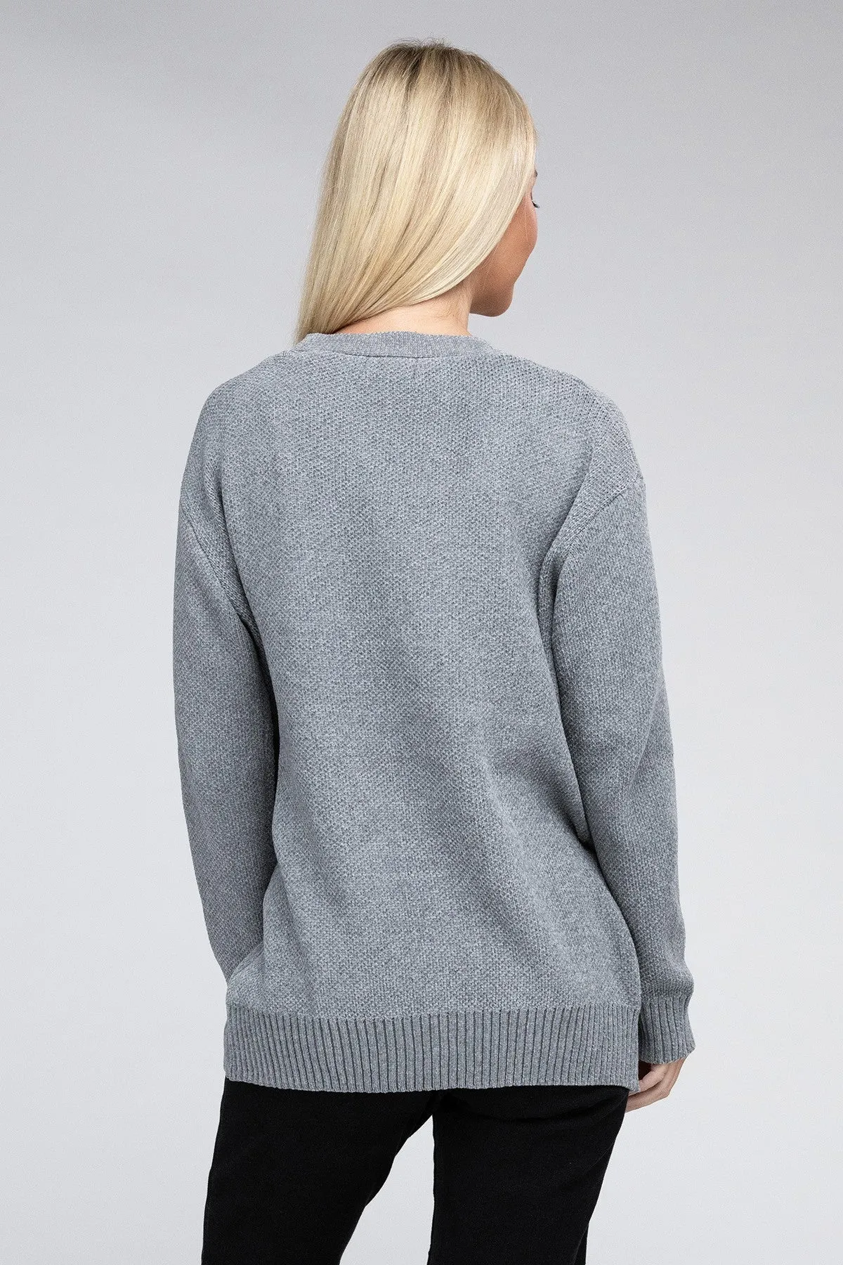 Cozy Chic Open Front Cardigan