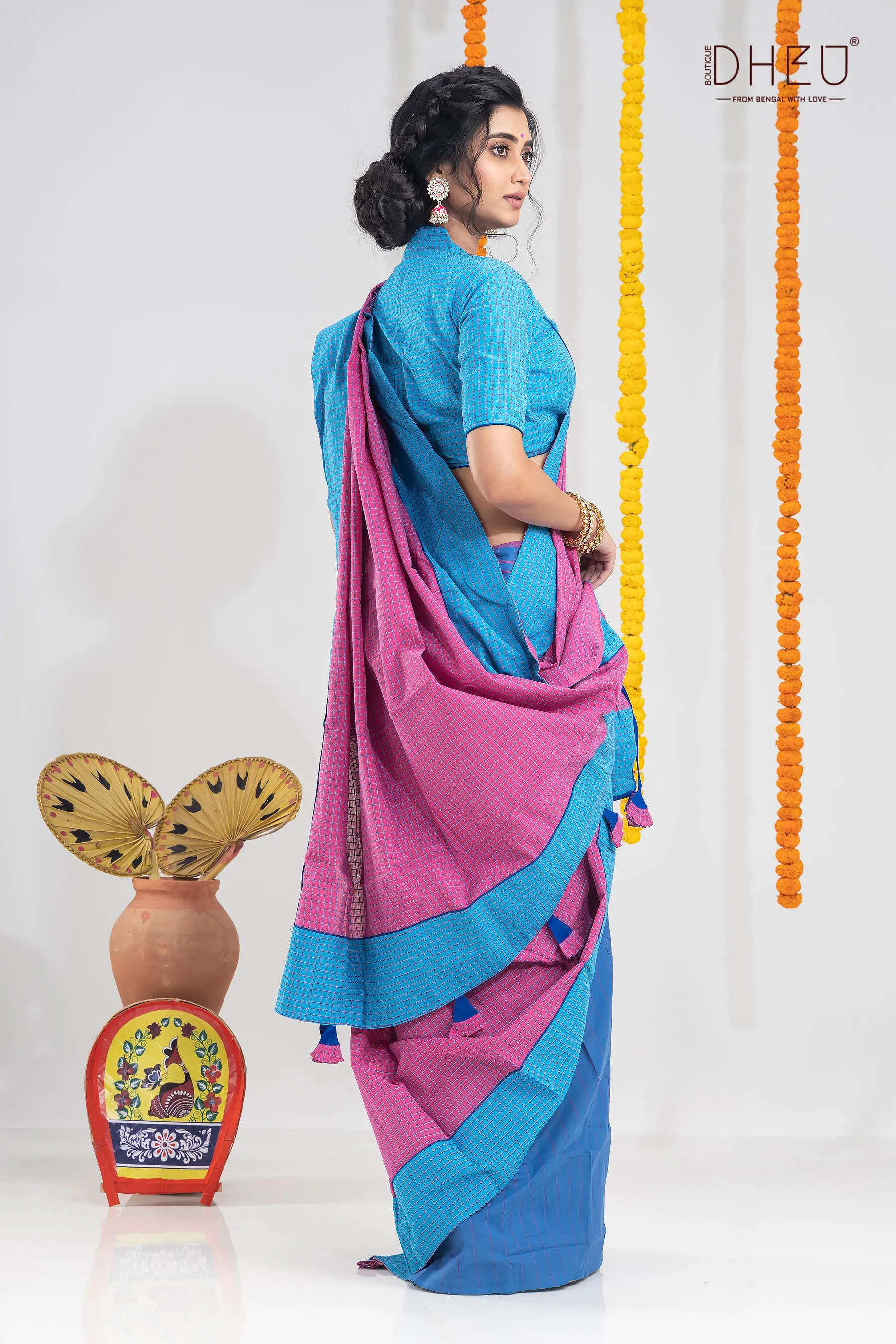 Dibratrir Kabya-Kurta-Mekhela Couple Set