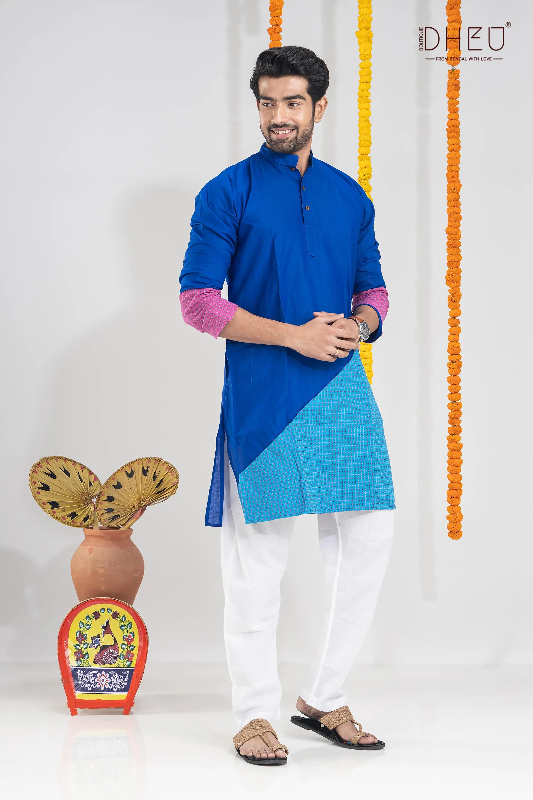 Dibratrir Kabya-Kurta-Mekhela Couple Set