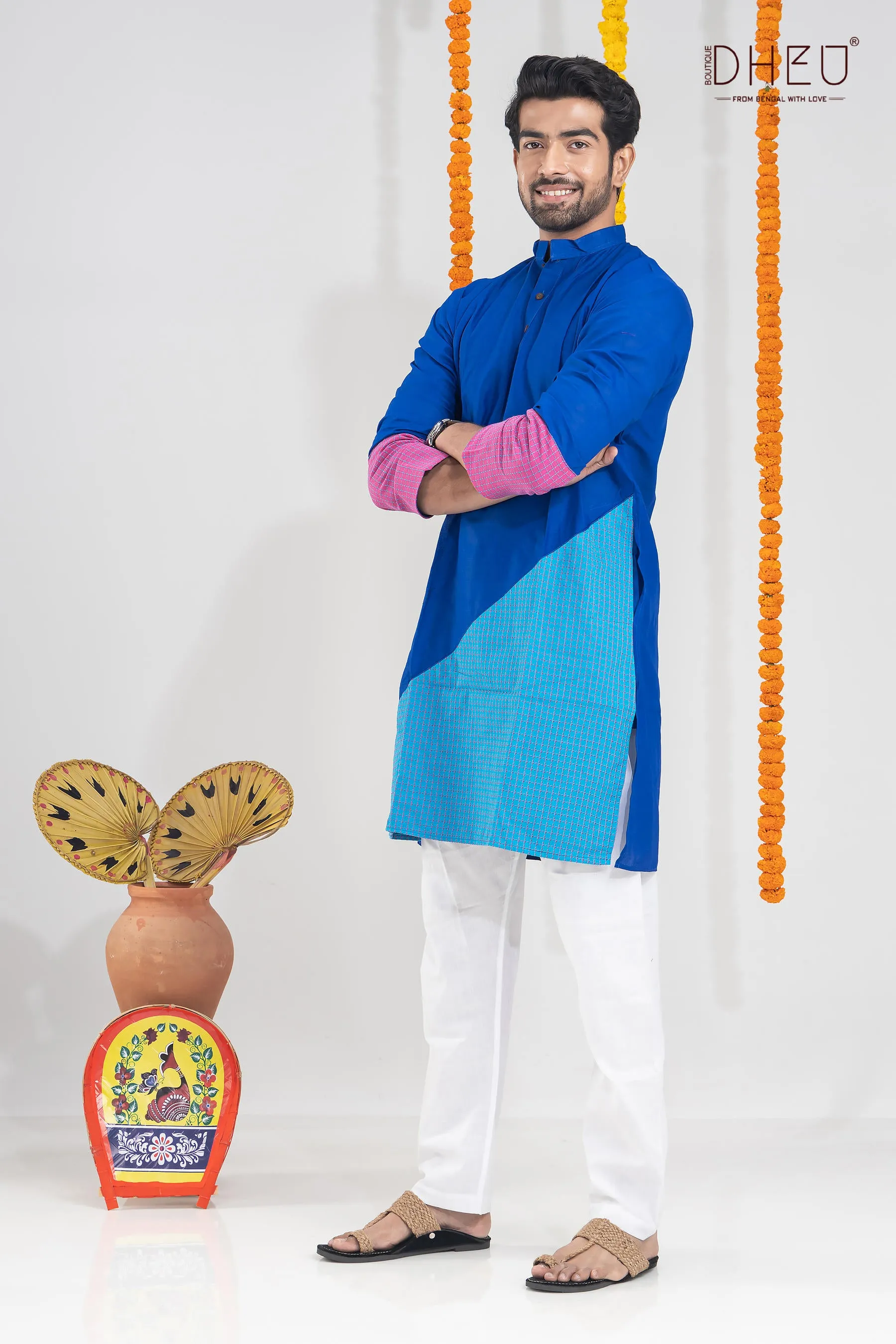 Dibratrir Kabya-Kurta-Mekhela Couple Set