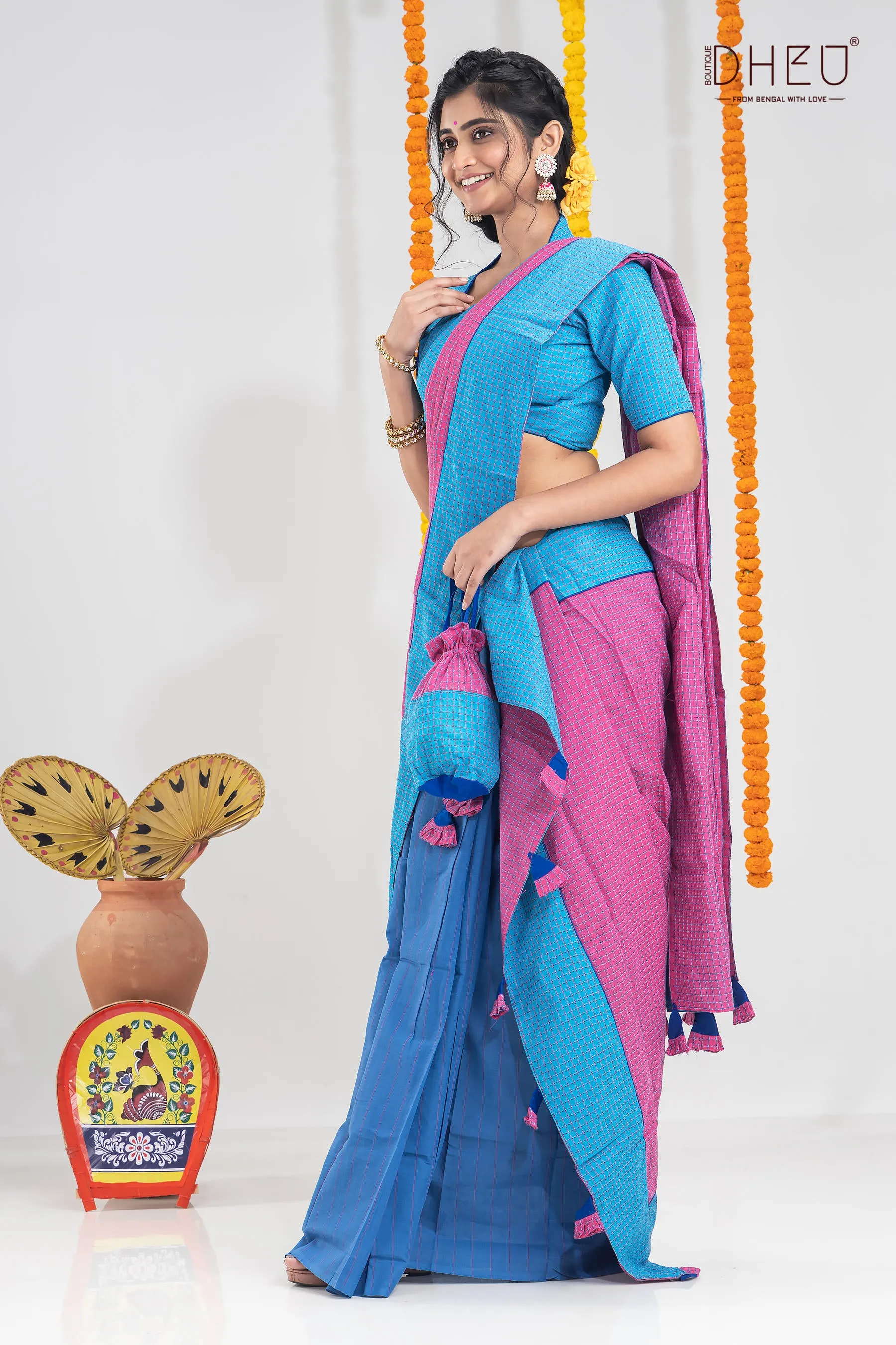Dibratrir Kabya-Kurta-Mekhela Couple Set