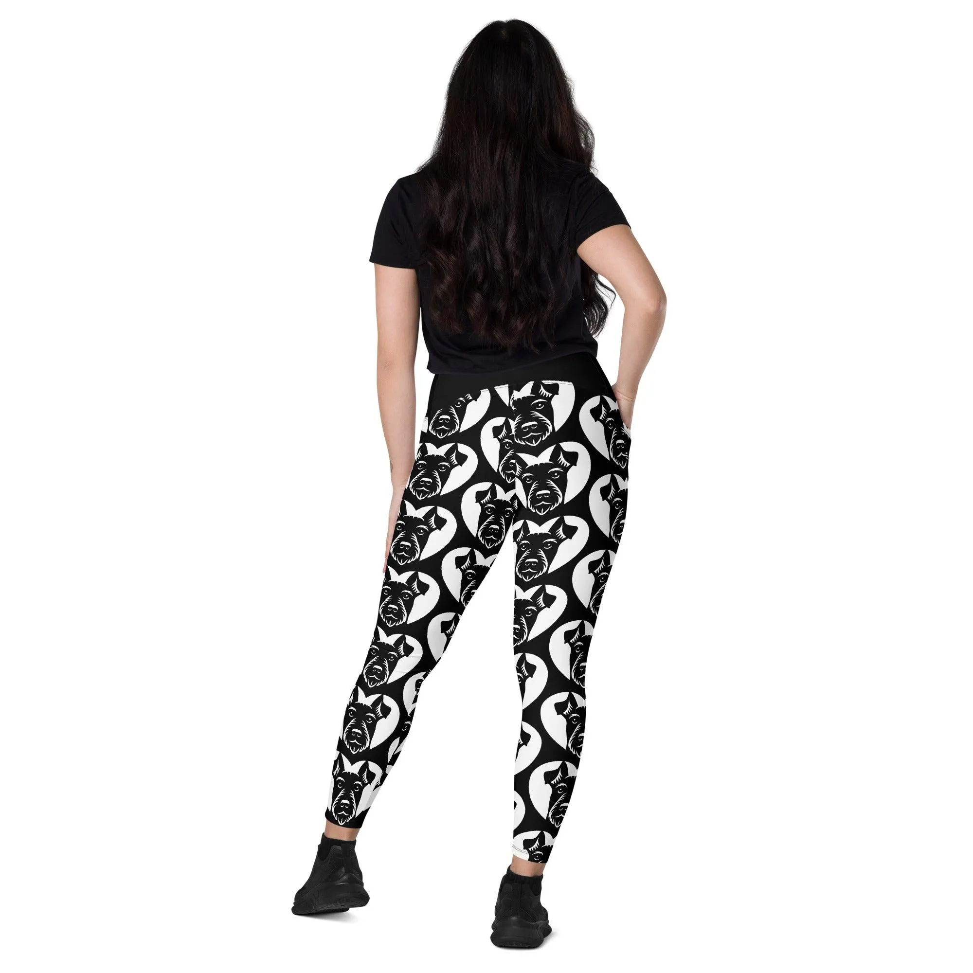 DOG BREED LEGGINGS with pockets - JAGD TERRIER - HERTTAHOUND