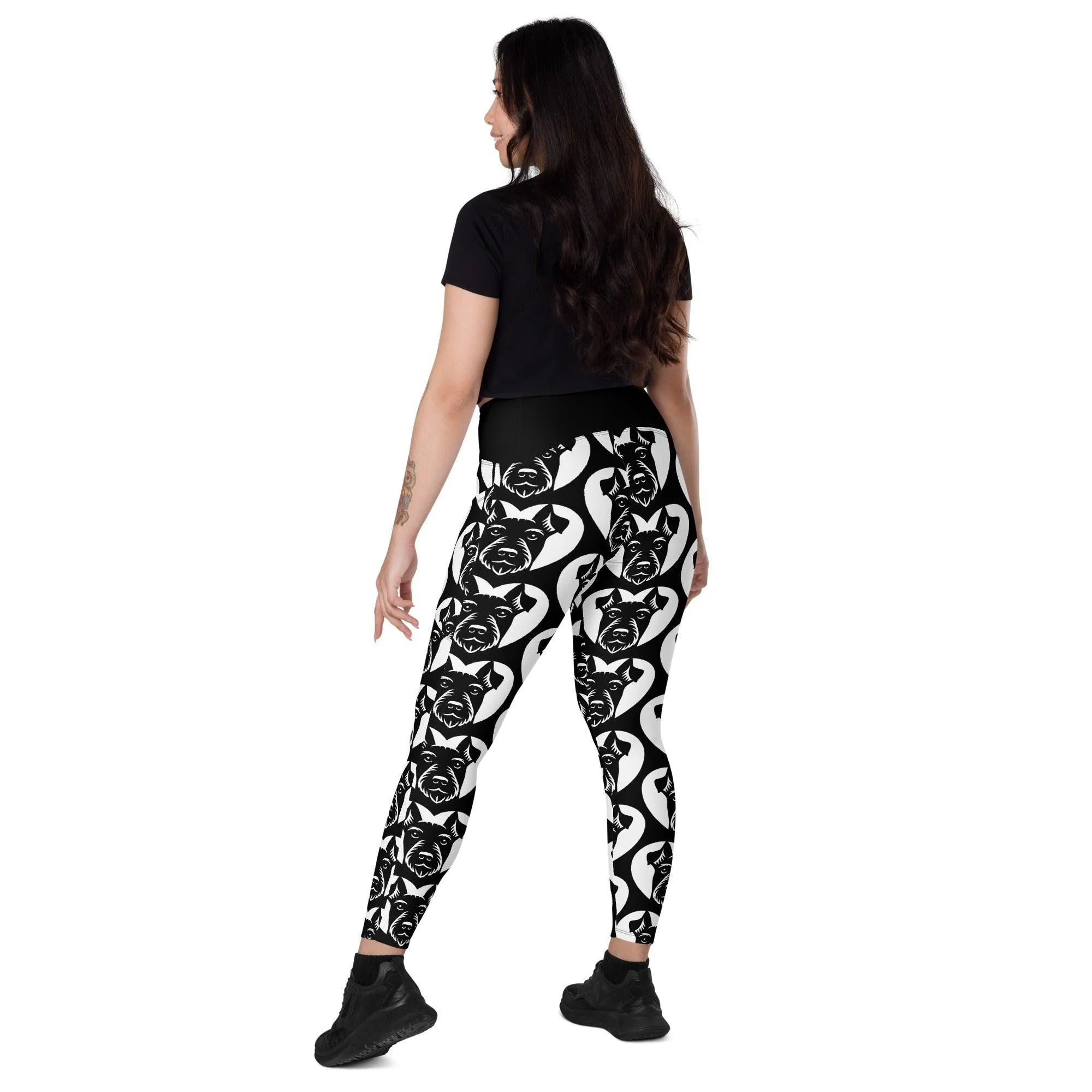 DOG BREED LEGGINGS with pockets - JAGD TERRIER - HERTTAHOUND