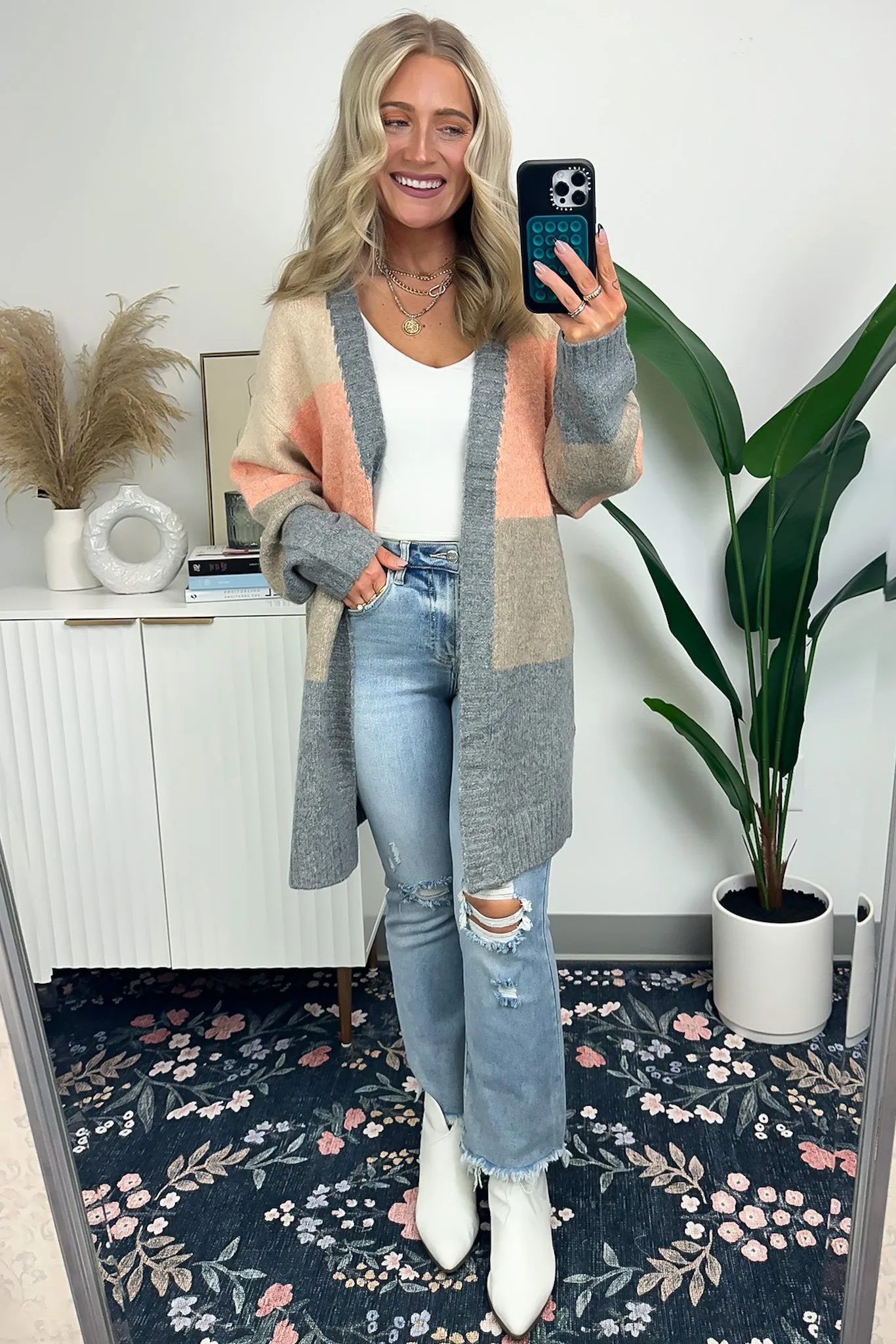 Effortless Season Color Block Cardigan - FINAL SALE