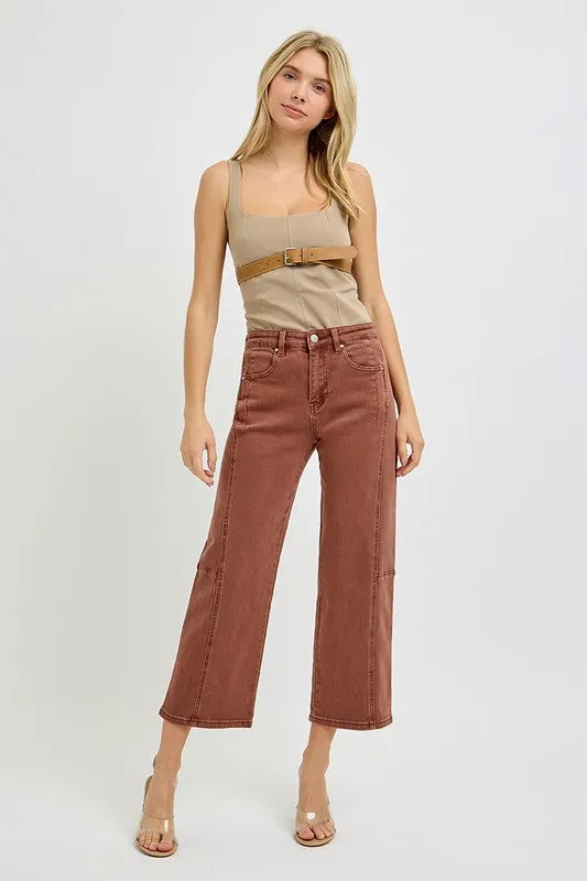Fall High Rise Barrel Jeans