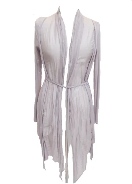 Florence Cotton Cardigan Wrap in White