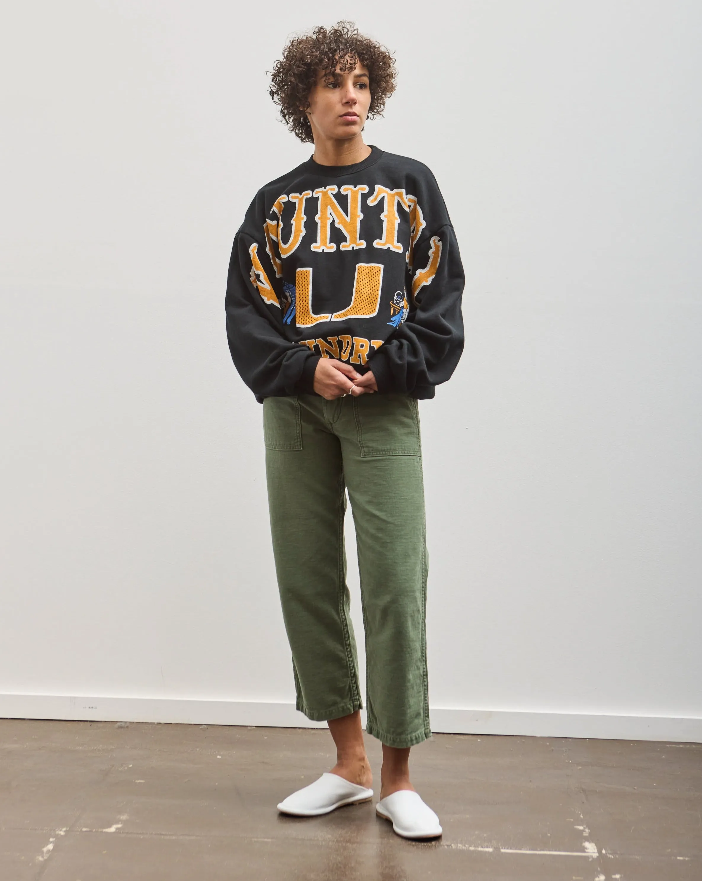 Kapital 30/-SWT Knit Big Sweat Big Kountry, Black