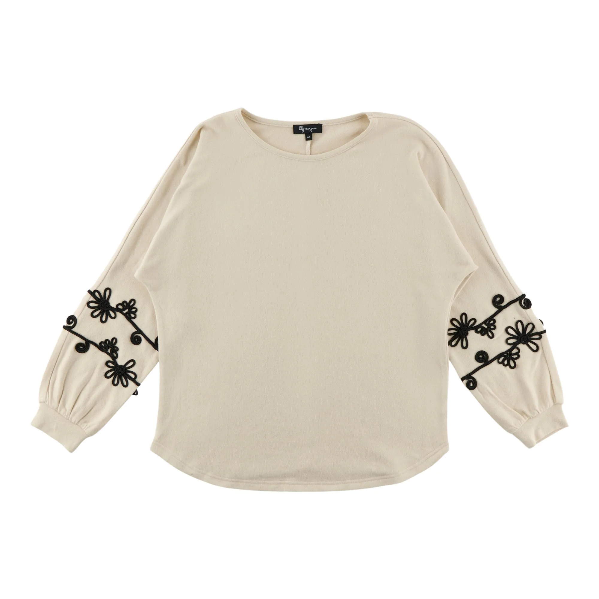 lily morgan Women's Soutache Sweater