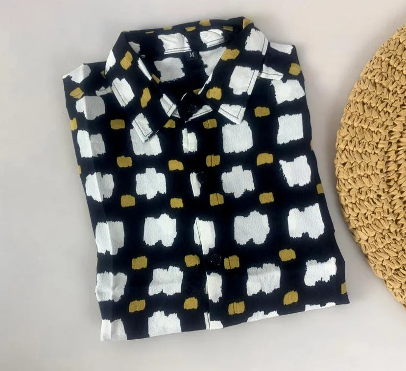 MT011 - Casual Short Sleeve Shirt