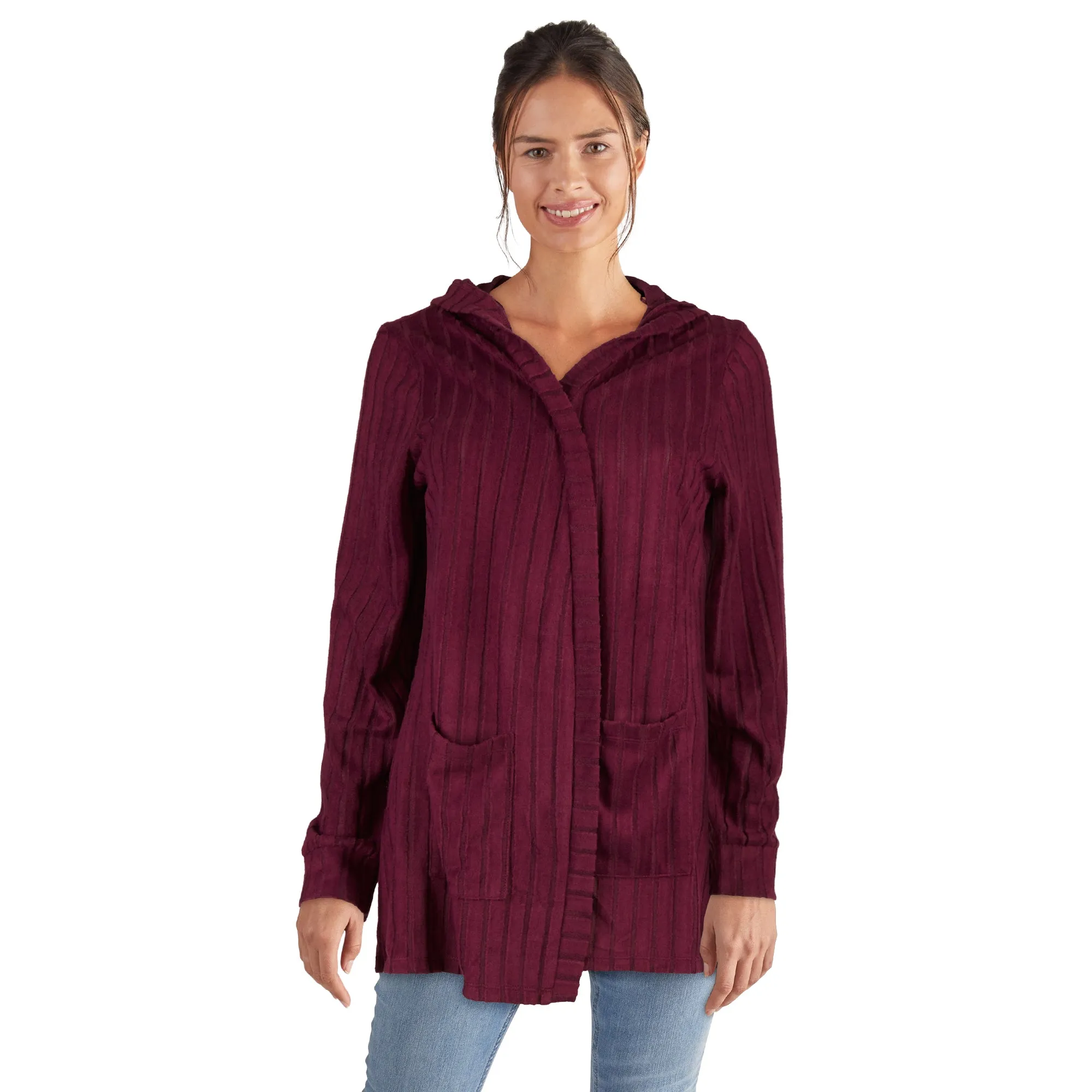 mySTYLE Women's Ribbed Cardigan
