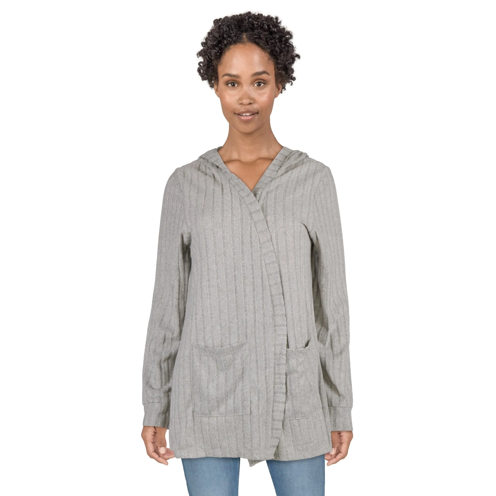 mySTYLE Women's Ribbed Cardigan