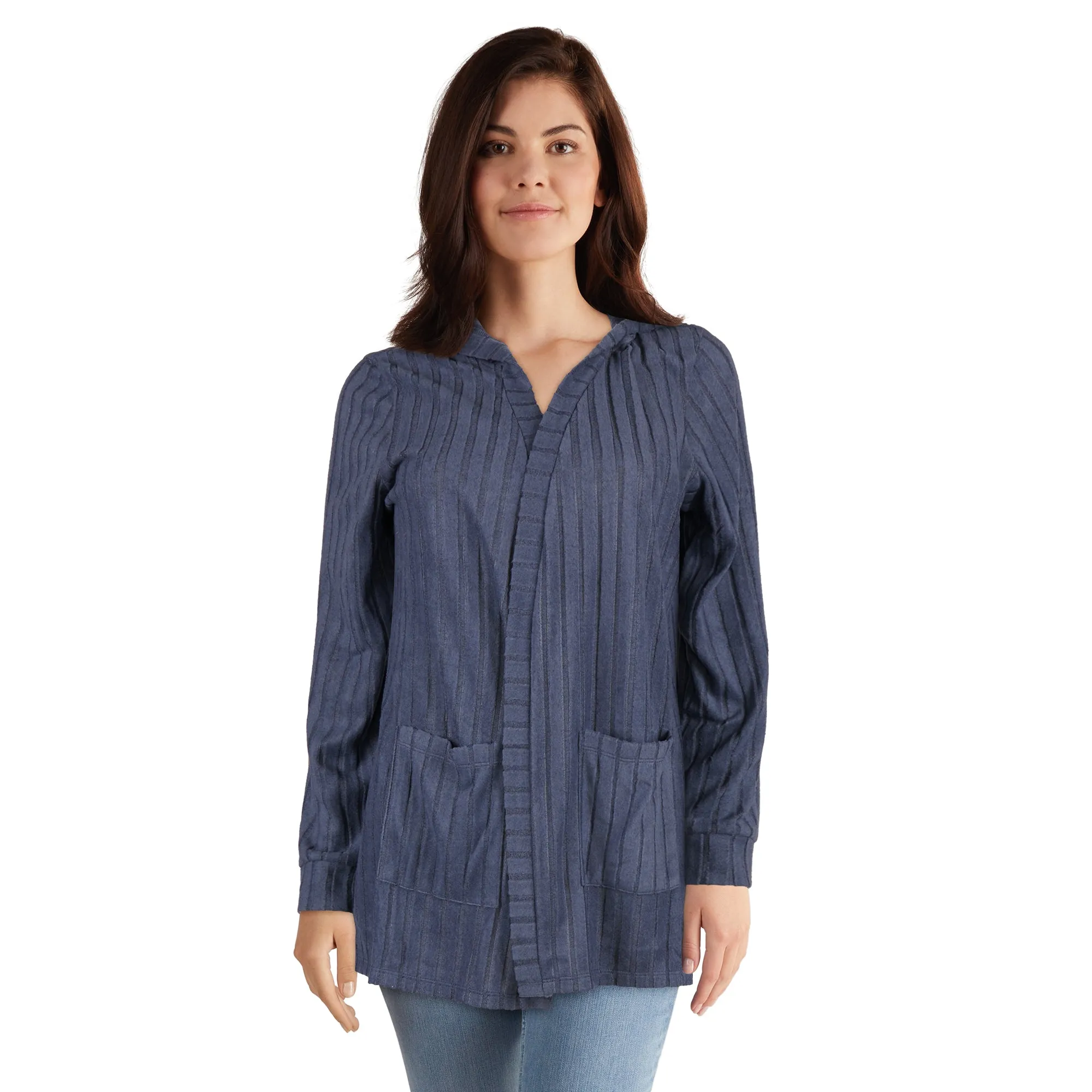 mySTYLE Women's Ribbed Cardigan