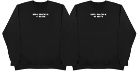 Naps, Snacks & Bestie Matching Set - Huge Oversized Comfy Sweater