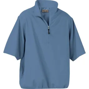 North End Men's Glacier Blue M·I·C·R·O Plus Lined Wind Shirt with Teflon