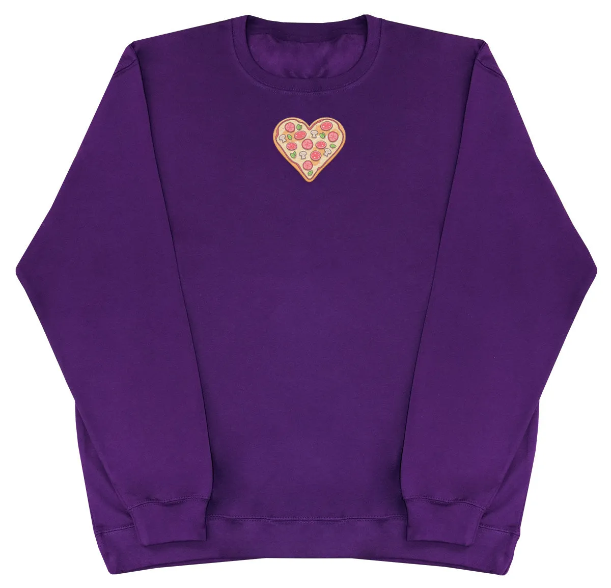 Pizza Heart - Huge Oversized Comfy Original Sweater