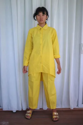 Recycled Yellow Cotton Pants