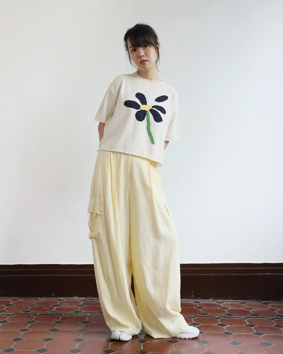 Relaxed Side Pocket Pants
