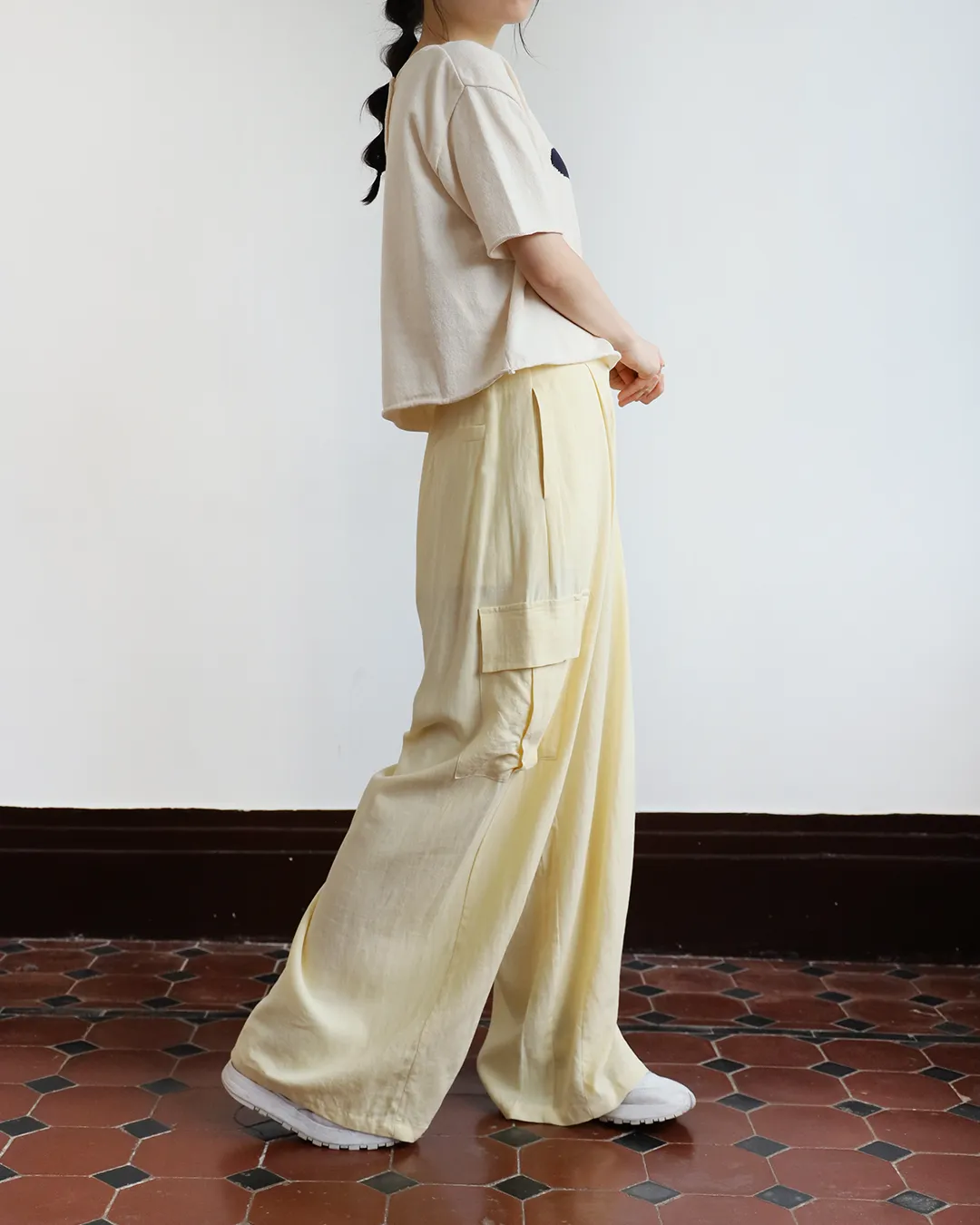 Relaxed Side Pocket Pants