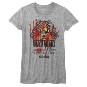 Resident Evil T-Virus Asset Juniors T-Shirt