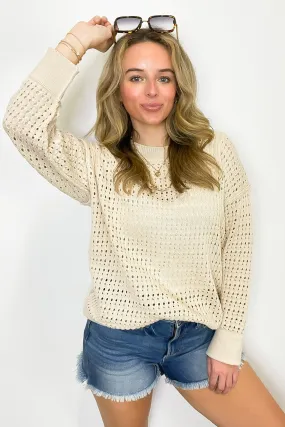 Serena Open Knit Sweater