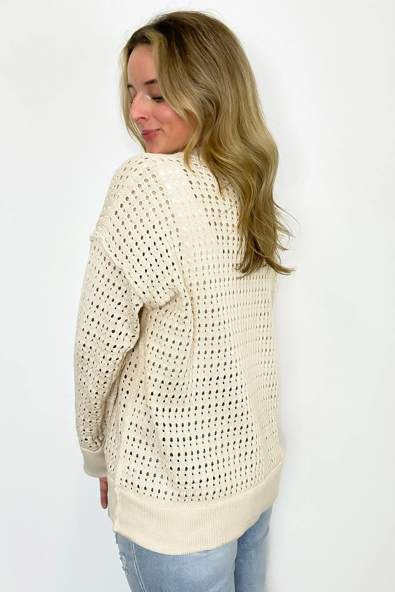 Serena Open Knit Sweater