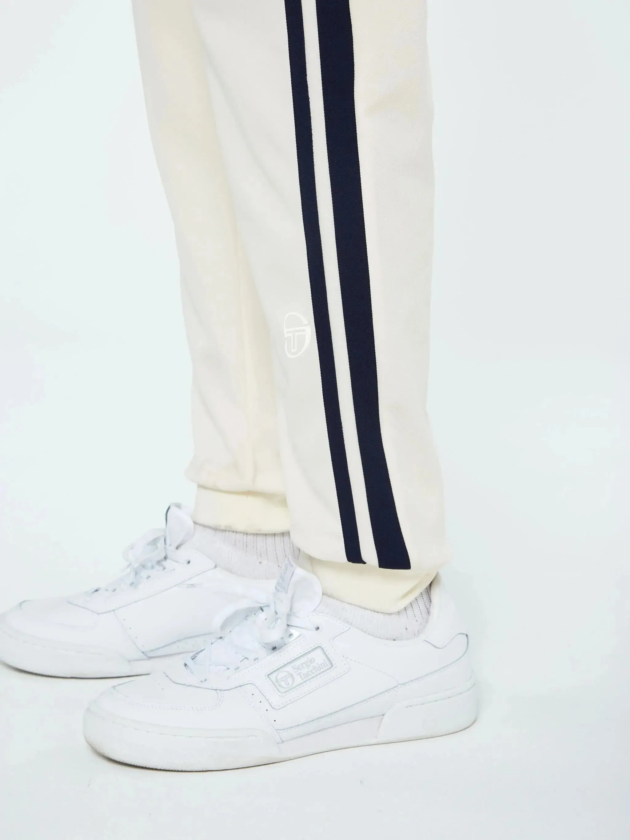 Sergio Tacchini Damarindo Track Pant - Buttercream/Maritime Blue