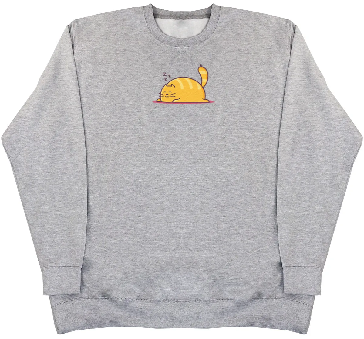 Sleeping Cat - Huge Oversized Comfy Original Sweater