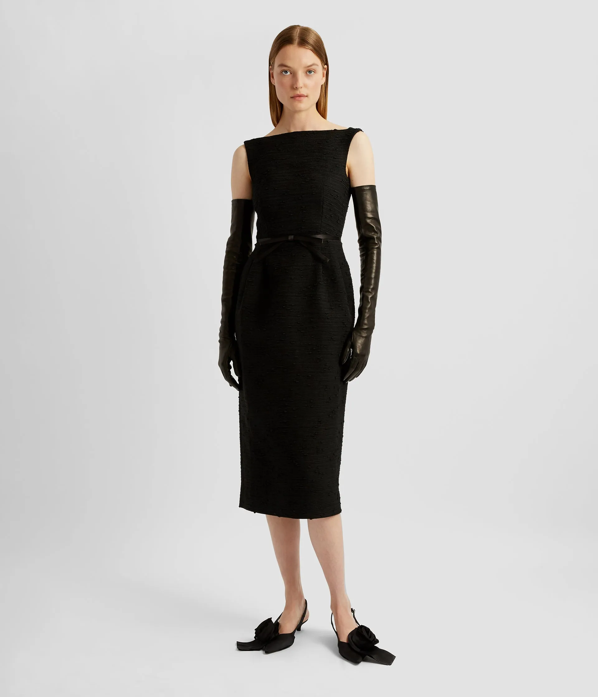 Sleeveless Midi Pencil Dress