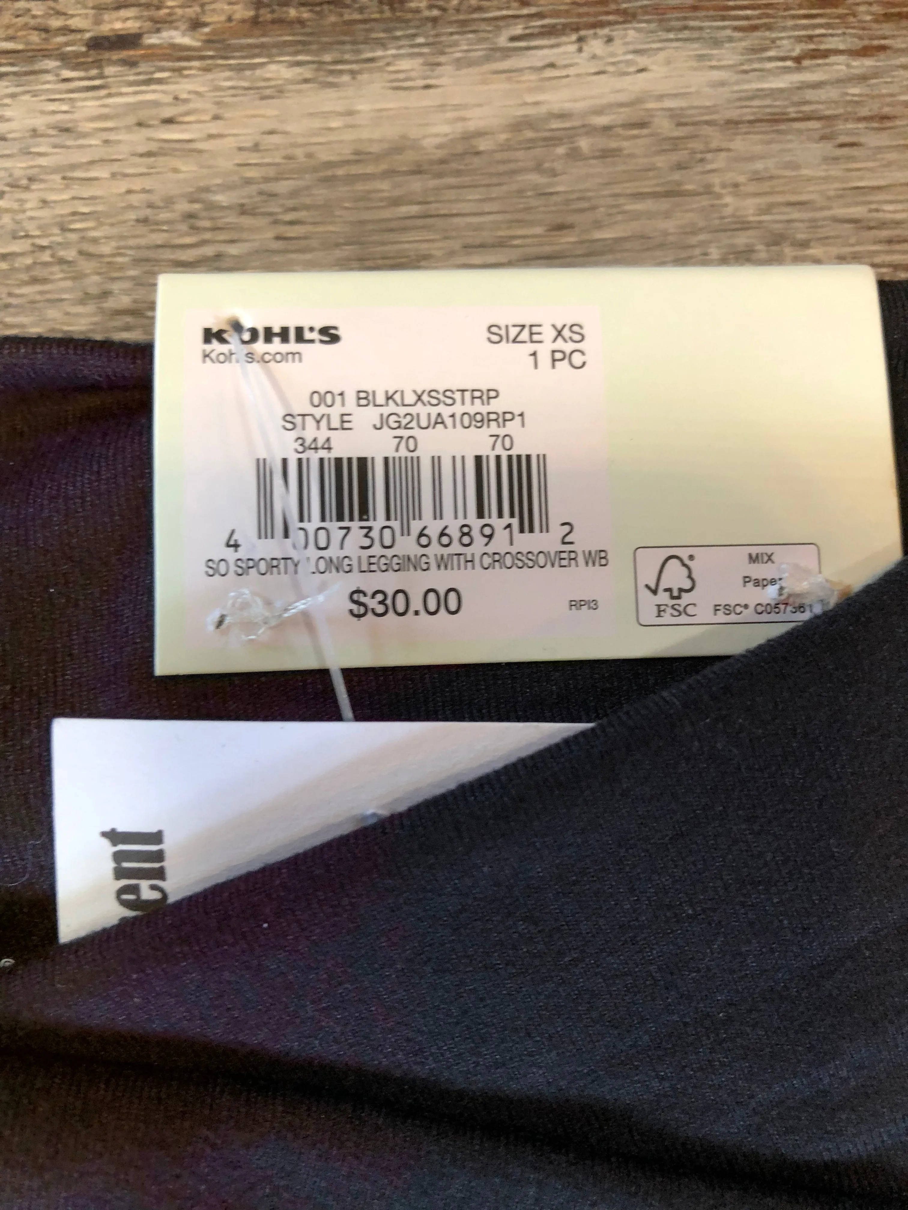 SO Girls Black Leggings High Rise NWT retail $30 size XSmall