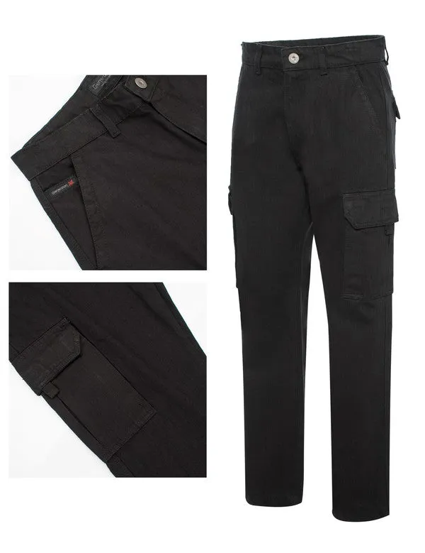 Solid Color Cargo Pants for Men (4 colors)