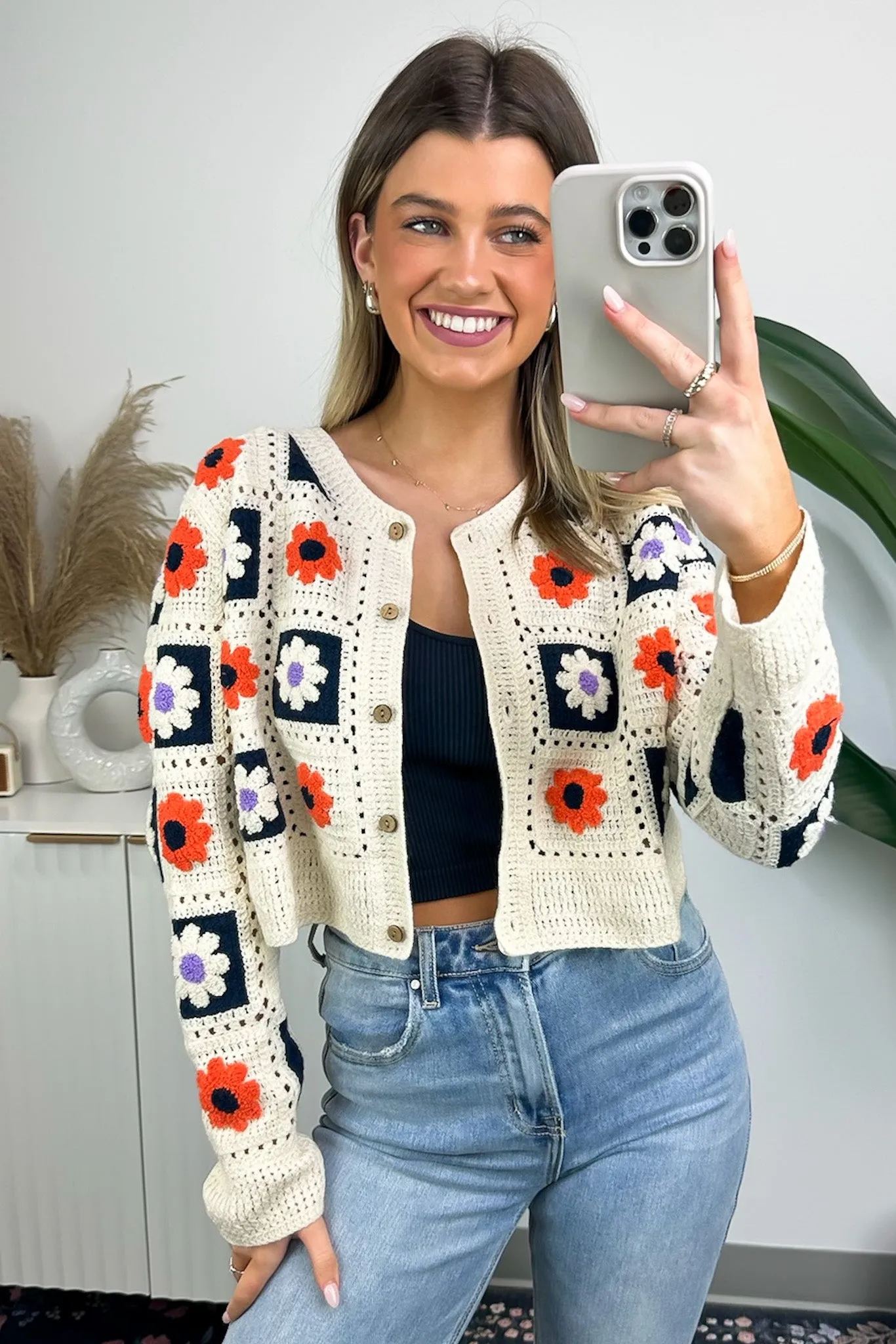 Sweetest Emotion Multi Color Crochet Knit Cardigan - FINAL SALE