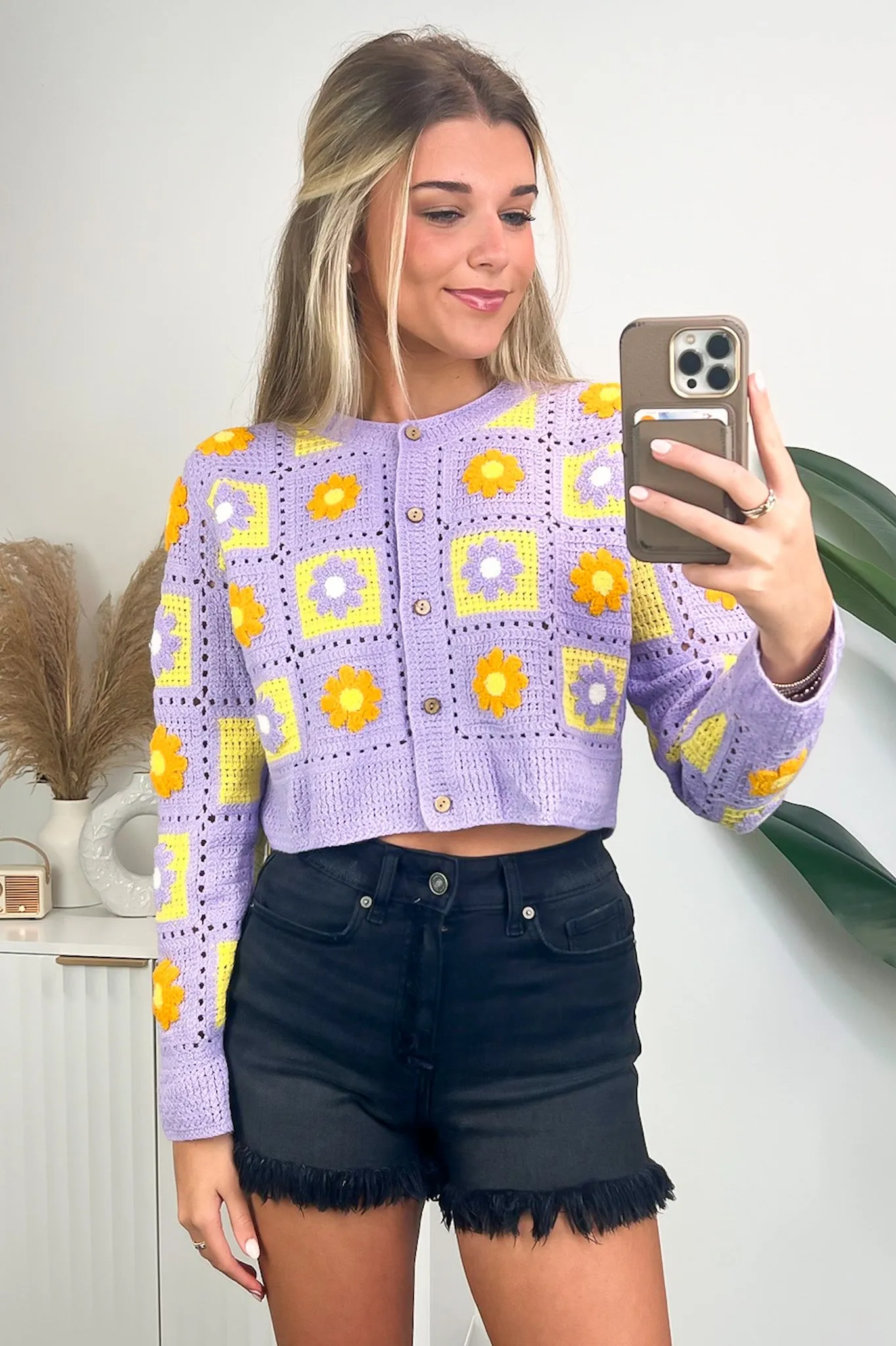 Sweetest Emotion Multi Color Crochet Knit Cardigan - FINAL SALE
