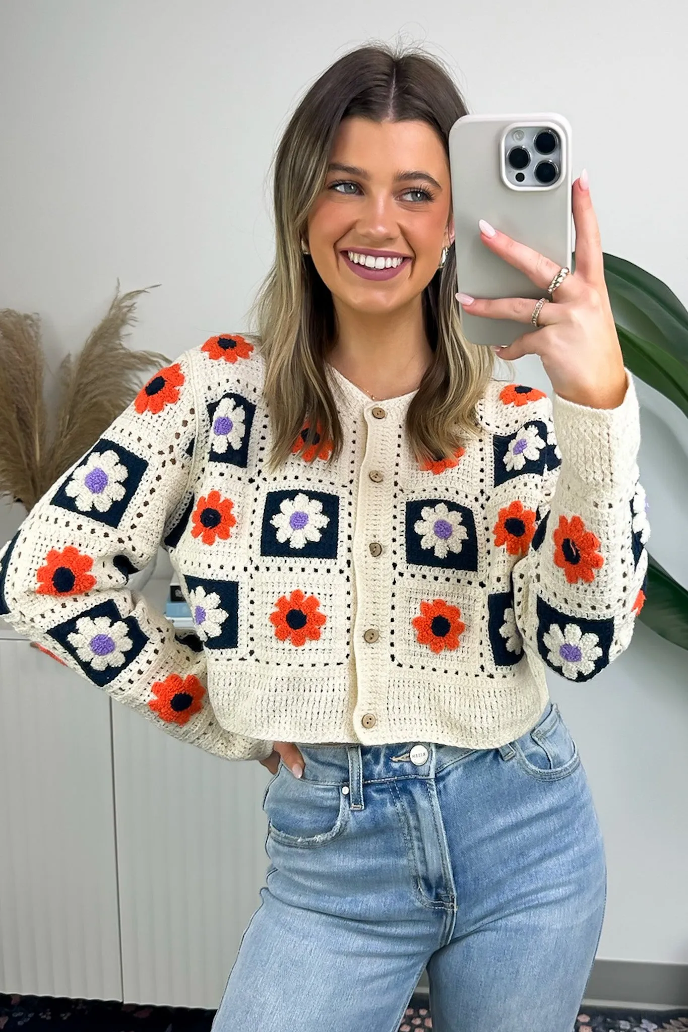 Sweetest Emotion Multi Color Crochet Knit Cardigan - FINAL SALE