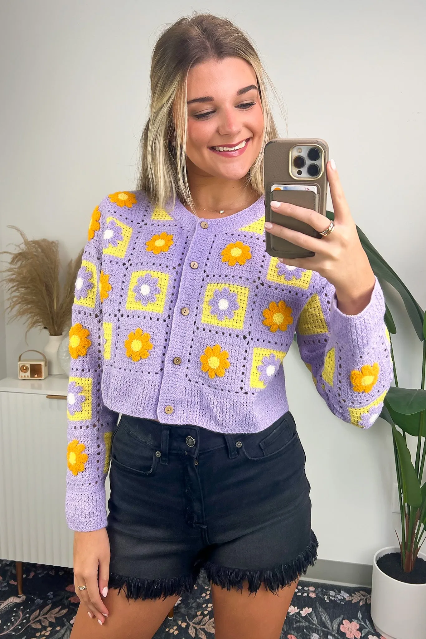 Sweetest Emotion Multi Color Crochet Knit Cardigan - FINAL SALE