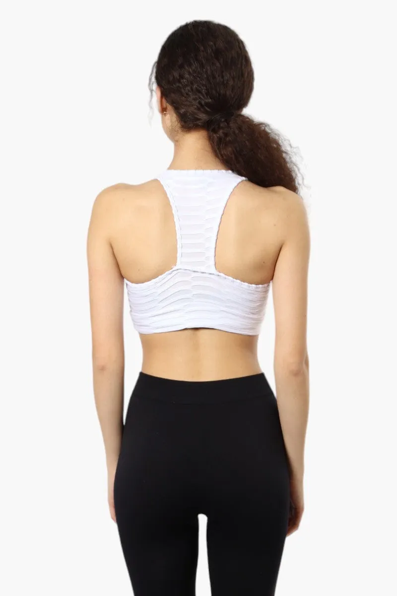 Toxika Basic Waffle Tank Top - White